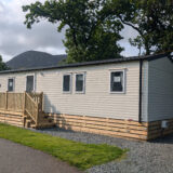 Side view with decking