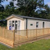 Willerby exterior with decking